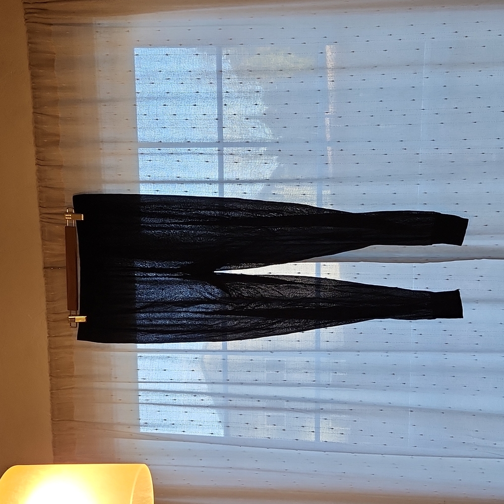 REI Silk Long Underwear L Black